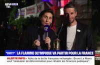 "Une très belle cérémonie de passation": La ministre des Sports, Amélie Oudéa-Castéra, réagit à la remise de la flamme olympique par la Grèce