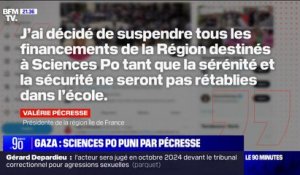 Manifestation propalestinienne à Sciences Po: Valérie Pécresse annonce "suspendre tous les financements de la région" Île-de-France destinés à l'IEP