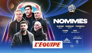 Les nommés pour le meilleur entraîneur de L1 - Foot - Trophées UNFP