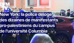 La police de New York déloge plusieurs dizaines de manifestants pro-palestiniens du campus de l’université Columbia