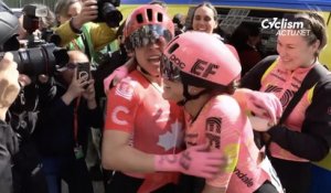 Cyclisme - La Vuelta Femenina 2024 - Kristen Faulkner la 4e étape... Évita Muzic, Liane Lippert, Gaia Realini piégées
