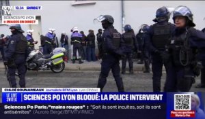 L'école de Sciences Po Lyon bloquée par des militants pro-Palestine, la police intervient