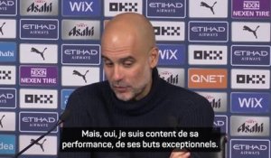 Manchester City - Guardiola : "Haaland a marqué des buts incroyables"