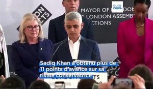 Troisième mandat historique de Sadiq Khan à Londres sur fond de déroute tory