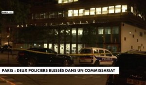 Paris : deux policiers blessés dans un commissariat