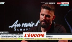 Giroud confirme son départ pour la MLS - Foot - ITA - AC Milan