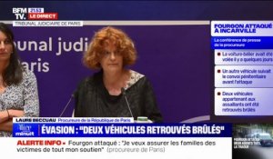 Attaque du fourgon: "Deux véhicules ont été retrouvés brûlés", affirme Laure Beccuau, procureure de la République de Paris