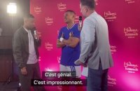 France - Kylian Mbappé dévoile sa statue de cire Madame Tussauds
