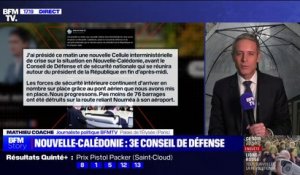 Nouvelle-Calédonie: un troisième Conseil de défense convoqué par Emmanuel Macron