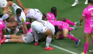 TOP 14 - Essai de Romain LATTERRADE(UBB) - Stade Français Paris - Union Bordeaux-Bègles