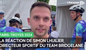 La réaction de Simon Lhuilier, directeur sportif du Team Bridgelane, après le Paris-Troyes 2024