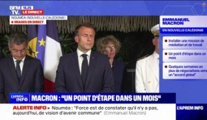 Nouvelle-Calédonie: "Je ne reviendrai pas sur le troisième référendum" atteste Emmanuel Macron