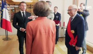 Macron décore les époux Klarsfeld de la Légion d'honneur