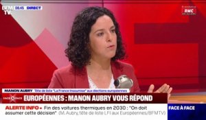 Immigration: pour Manon Aubry, "il faut un devoir de solidarité au sein de l'Union européenne"