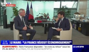 "L'avis de S&P reconnaît la force de la stratégie économique française", souligne Bruno Le Maire