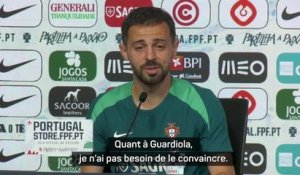 Portugal - Bernardo Silva : "Pas besoin de convaincre Guardiola pour Joao Neves"