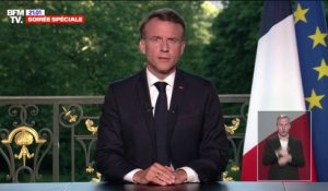 Emmanuel Macron annonce la dissolution de l'Assemblée nationale: "C'est un temps de clarification indispensable"