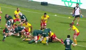 TOP 14 - Essai de Jack MADDOCKS (SP) - Section Paloise - USA Perpignan