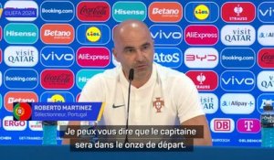 Portugal - Martinez : "Ronaldo sera titulaire contre la Géorgie"