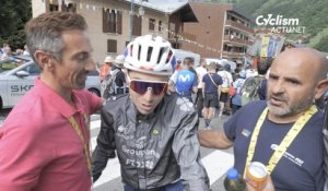 Cyclisme - Tour de France 2024 - Lenny Martinez et Miguel, son papa après le Galibier : "J'apprends... il apprend ce qu'est le Tour !"