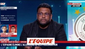 La France affrtonera l'Espagne en demi-finale mardi 9 juillet - Euro 2024 - Bleus