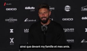 LAFC - Giroud raconte ses débuts avec son nouveau club : "J'étais impatient de jouer"