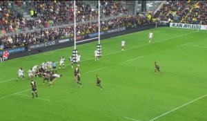 TOP 14 - Essai de Kane DOUGLAS (SR) – Stade Rochelais – Section Paloise