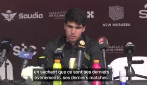Six Kings Slam - Alcaraz avant d'affronter Nadal : "Je souhaite profiter de chaque seconde"
