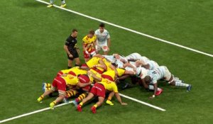 TOP 14 - Essai de Jean-Pascale BARRAQUE (R92) - Racing 92 - USA Perpignan