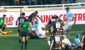 TOP 14 - Essai de Sébastien TAOFIFENUA (LOU) - LOU Rugby - Aviron Bayonnais