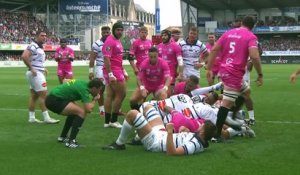 TOP 14 - Essai de Théo BEZIAT (RCV) - RC Vannes - Castres Olympique