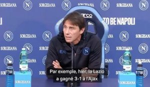 Napoli - Conte : "On réalise à quel point les clubs italiens sont forts"