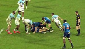 TOP 14 - Essai de Sireli MAQALA (AB) - Aviron Bayonnais - Castres Olympique