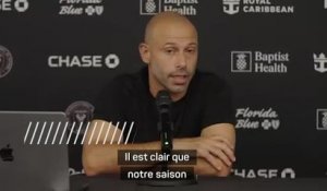 Inter Miami - Mascherano : “L’équipe a mérité de jouer autant de matches mais il faut gérer”