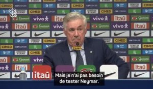 Brésil - Ancelotti justifie l'absence de Neymar de la liste du Brésil