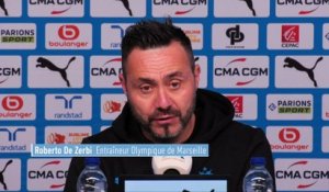 De Zerbi : «Le match d'après, j'y pense dans ma voiture» - Foot - Ligue 1 - OM
