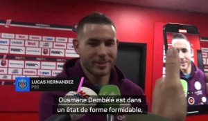 PSG - Hernandez espère que Dembélé a gardé “quelques buts pour mardi”