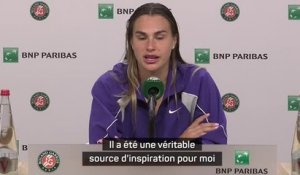 Roland-Garros - Sabalenka : "Nadal a été une véritable source d'inspiration pour moi"