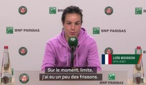 Roland-Garros - Loïs Boisson : "Ici ou ailleurs, c'est pareil, c'est un match de tennis"