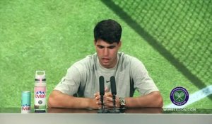 Wimbledon 2025 - Carlos Alcaraz : "Si je peux gagner trois trophées d'affilée..."