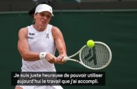 Wimbledon - Swiatek : "Je ne suis pas du genre à dire : 'Cette année, je vais gagner'"