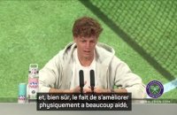 Wimbledon - Sinner après sa victoire face à Djokovic : "Je me sens beaucoup plus à l'aise"