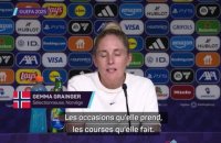 Norvège - Grainger retient la mentalité d’Hegerberg malgré son penalty manqué