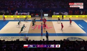 Le replay de Japon - Pologne (set 3) - Volley - Ligue des Nations