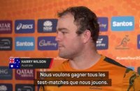 Australie - Wilson : “Impatient de pouvoir rejouer contre les Lions”