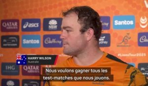 Australie - Wilson : “Impatient de pouvoir rejouer contre les Lions”