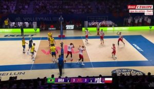 Le replay de Brésil - Pologne (set 1) - Volley - Ligue des Nations