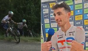 Cyclisme - Tour de l'Ain 2025 - Jordan Jegat : "Une chute bête... mais plus de peur que de mal"