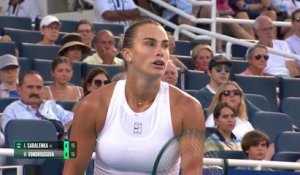 Cincinnati - Retour gagnant pour Sabalenka