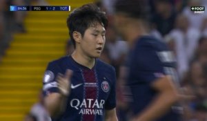 Kang-In Lee réduit l'écart pour le PSG - PSG / Tottenham - Supercoupe de l'UEFA 2025-26